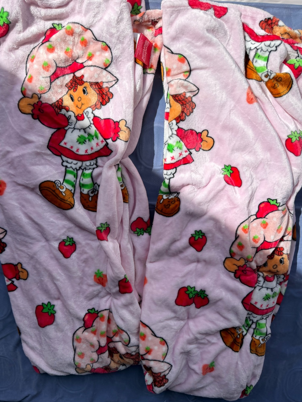 Pink Strawberry shortcake throw blankets new